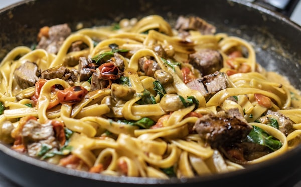 Creamy Truffle Fettuccine