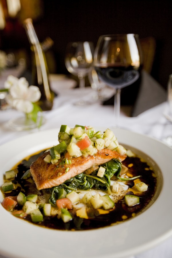 Pan-Seared Salmon & Purée